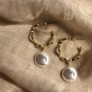 faux Pearl earrings